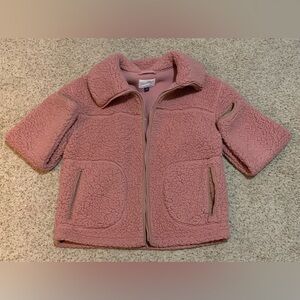 Pink Cozy Faux Jacket